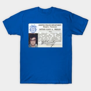 Captain Elvis A. Presley Memphis Police T-Shirt